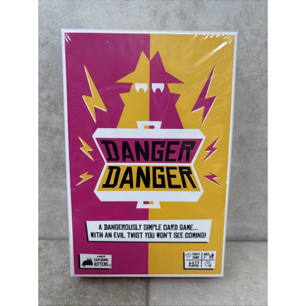 Danger Danger Card Game by Exploding Kittens 2-8 Players‎ NEW 2023 for Ages 7+